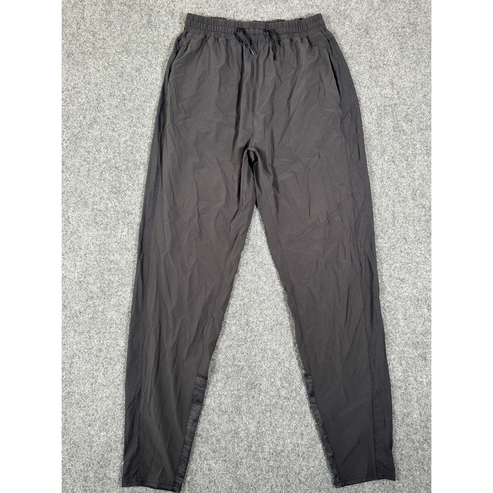 Outdoor Voices Pants Mens Medium Black Nylon Elastic Waist Drawstring Joggers